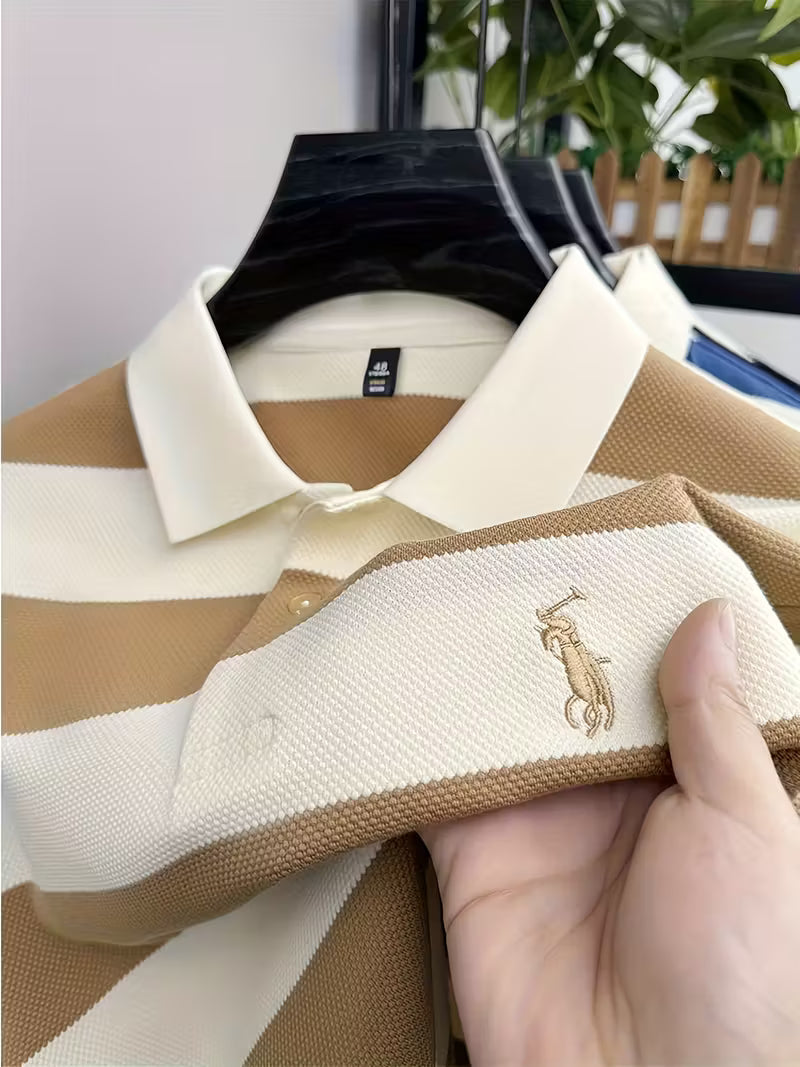 [LLEVÁ 2 AL PRECIO DE 1] – Polo Rayas Premium™ | Casual, Moderno y Fachero