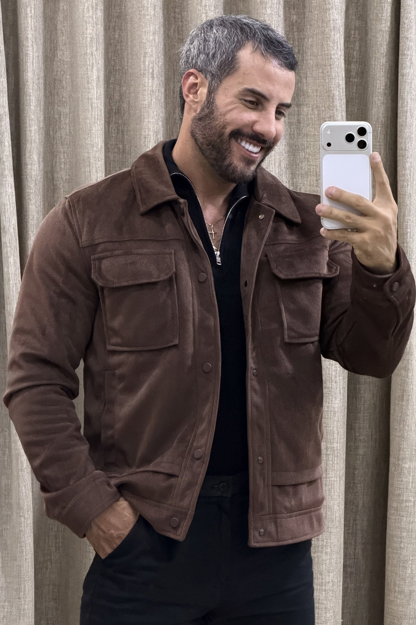 Campera Verona · Corte Clásico con Cuello Solapa