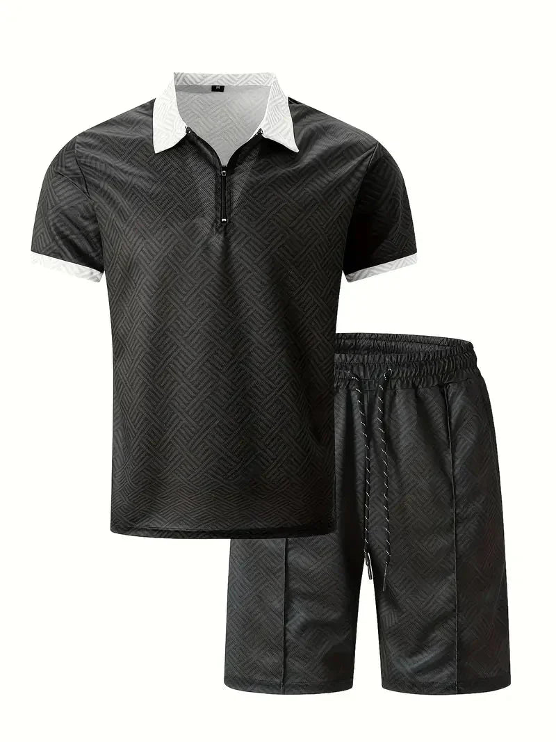 [BUY 1 GET 1 FREE] Barcelona Premium Shirt & Shorts Set